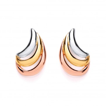 RP/RGP/GP Silver Earrings FF Fancy Studs