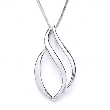 RP Silver Pendant Open Polished