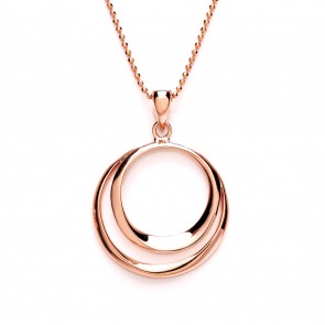 RGP Silver Pendant Polished Open Round